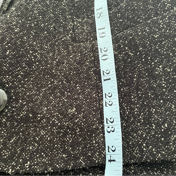 Modus Art Channel type black & white tweed jacket with braided edge detailing M - Picture 7 of 9